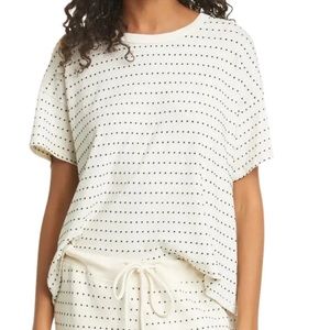 The GREAT Swiss Dot Crop Tee